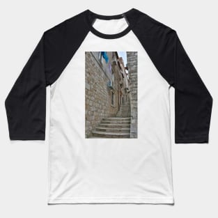 Street in Dubrovnik Old Town Baseball T-Shirt